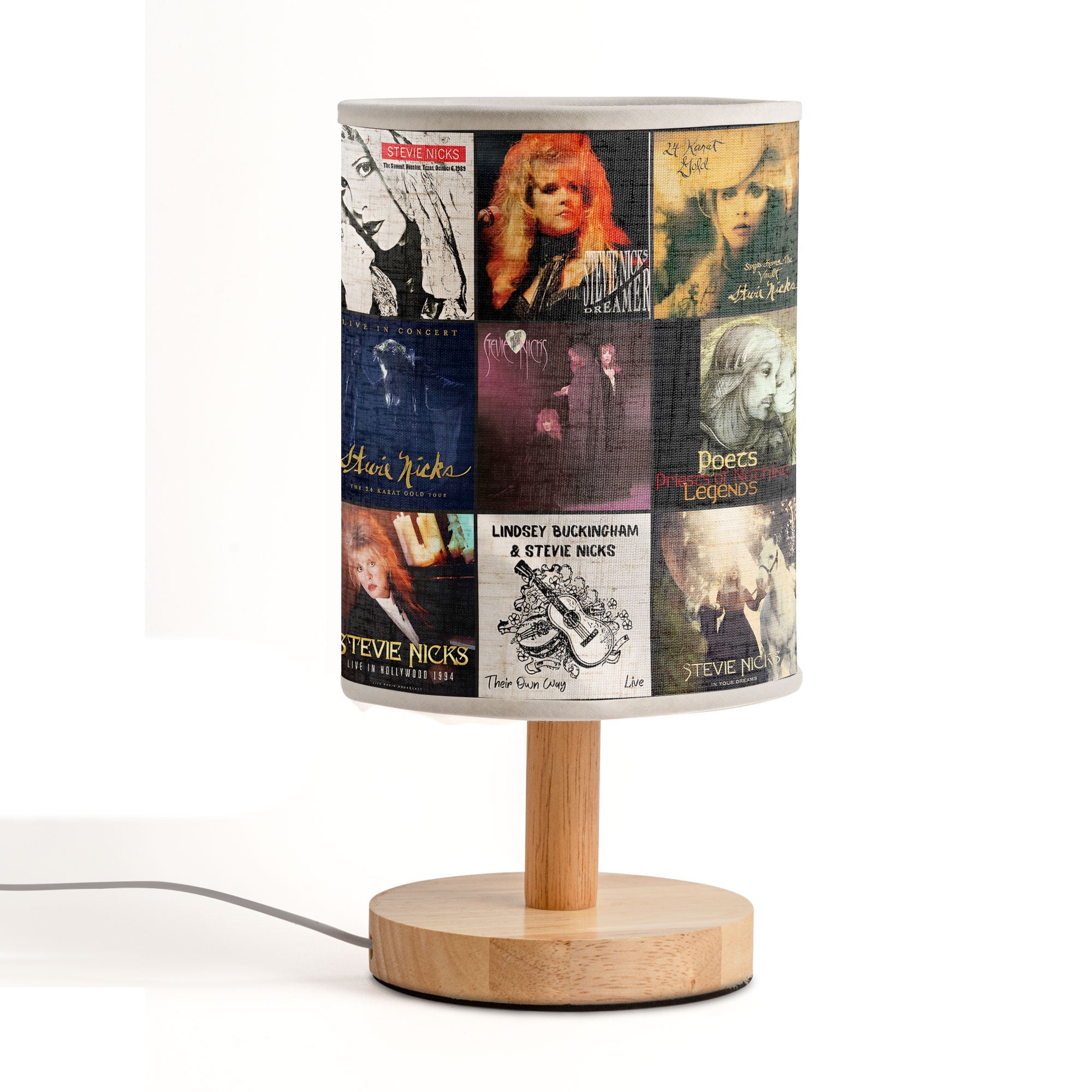 Stevie Nicks Album Fabric Lamp Light Up the Magic