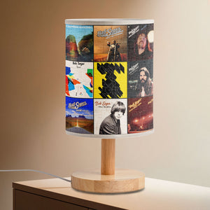 Bob Seger Album Art Table Fabric Lamp Light Up Classic Rock Vibes