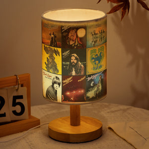 Bob Seger Album Art Table Fabric Lamp Light Up Classic Rock Vibes