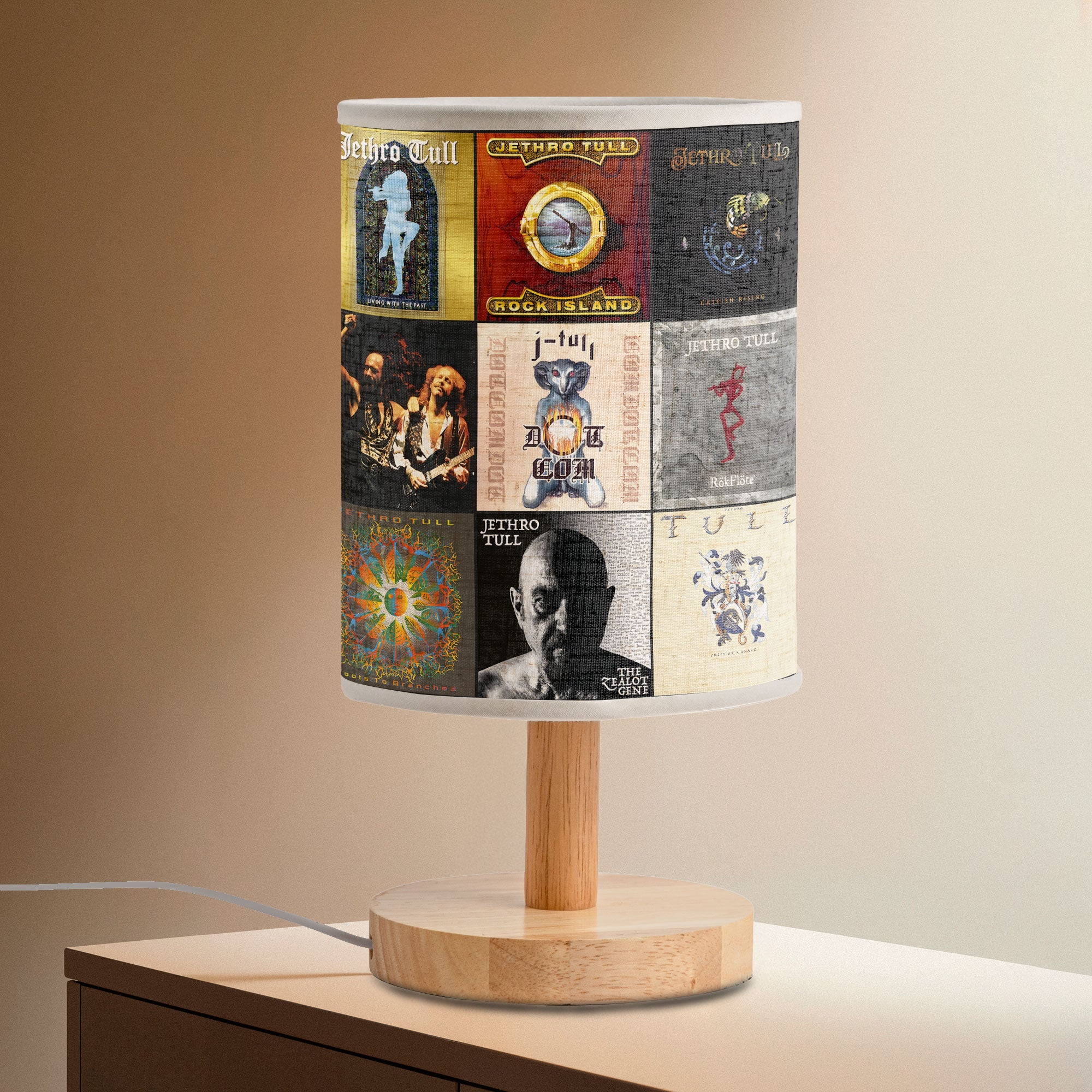 Jethro Tull Album Art Lamp Classic Rock Music Decor