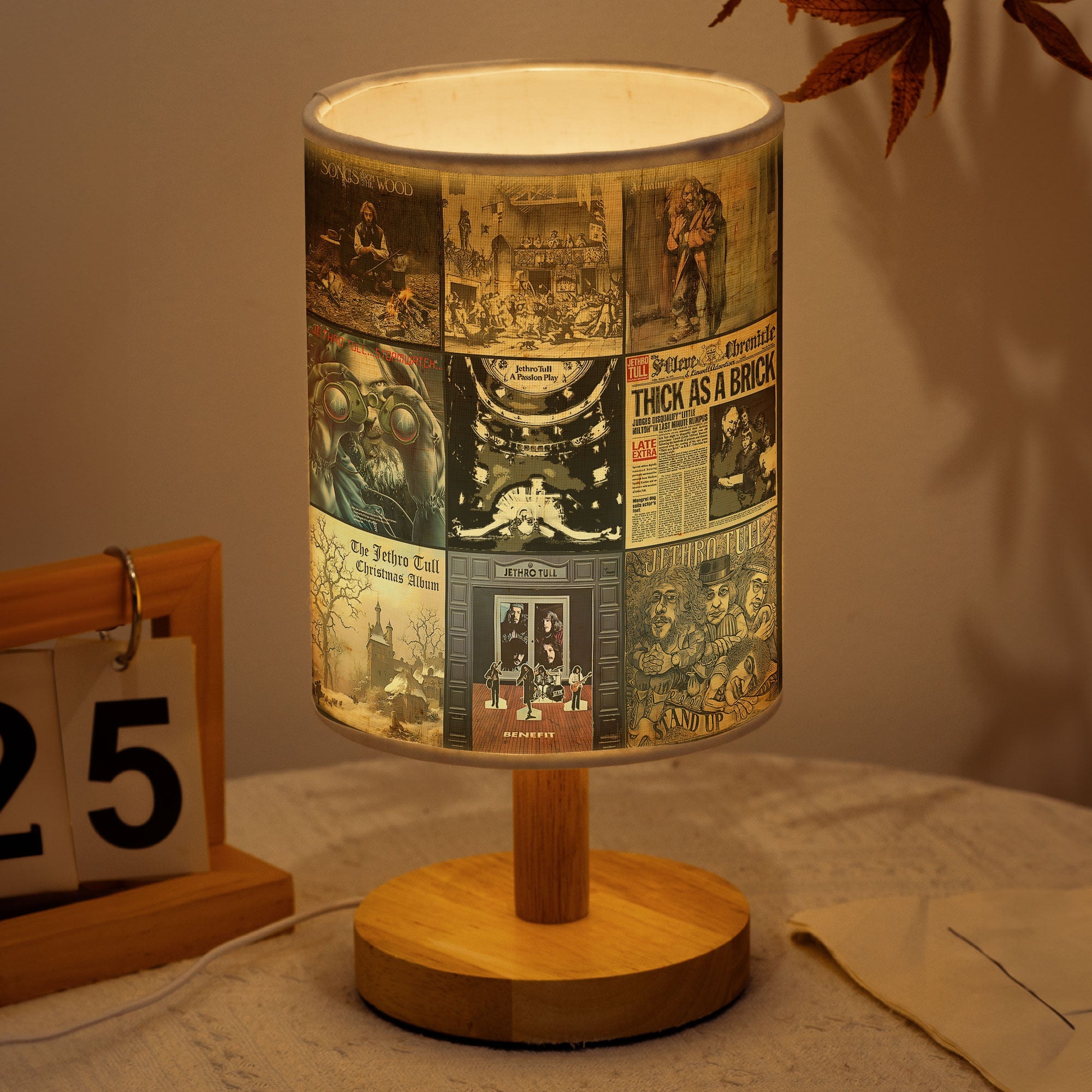 Jethro Tull Album Art Lamp Classic Rock Music Decor