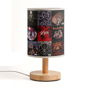 🔥 Slayer Album Cover Fabric Lamp Thrash Metal Decor for True Fans