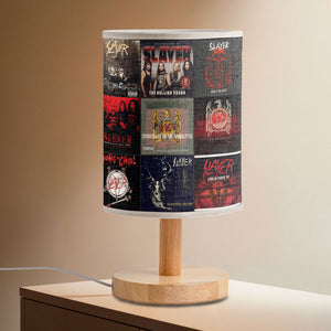 🔥 Slayer Album Cover Fabric Lamp Thrash Metal Decor for True Fans