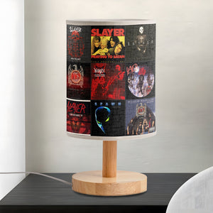 🔥 Slayer Album Cover Fabric Lamp Thrash Metal Decor for True Fans