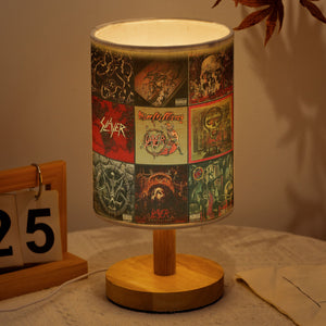 🔥 Slayer Album Cover Fabric Lamp Thrash Metal Decor for True Fans