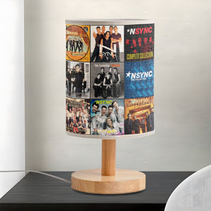 ✨ NSYNC Album Collage Fabric Lamp 2000s Pop Nostalgia Room Decor for True Fans
