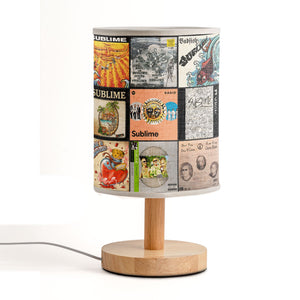 Sublime Album Collage Lamp Vintage Reggae Punk Tribute Light