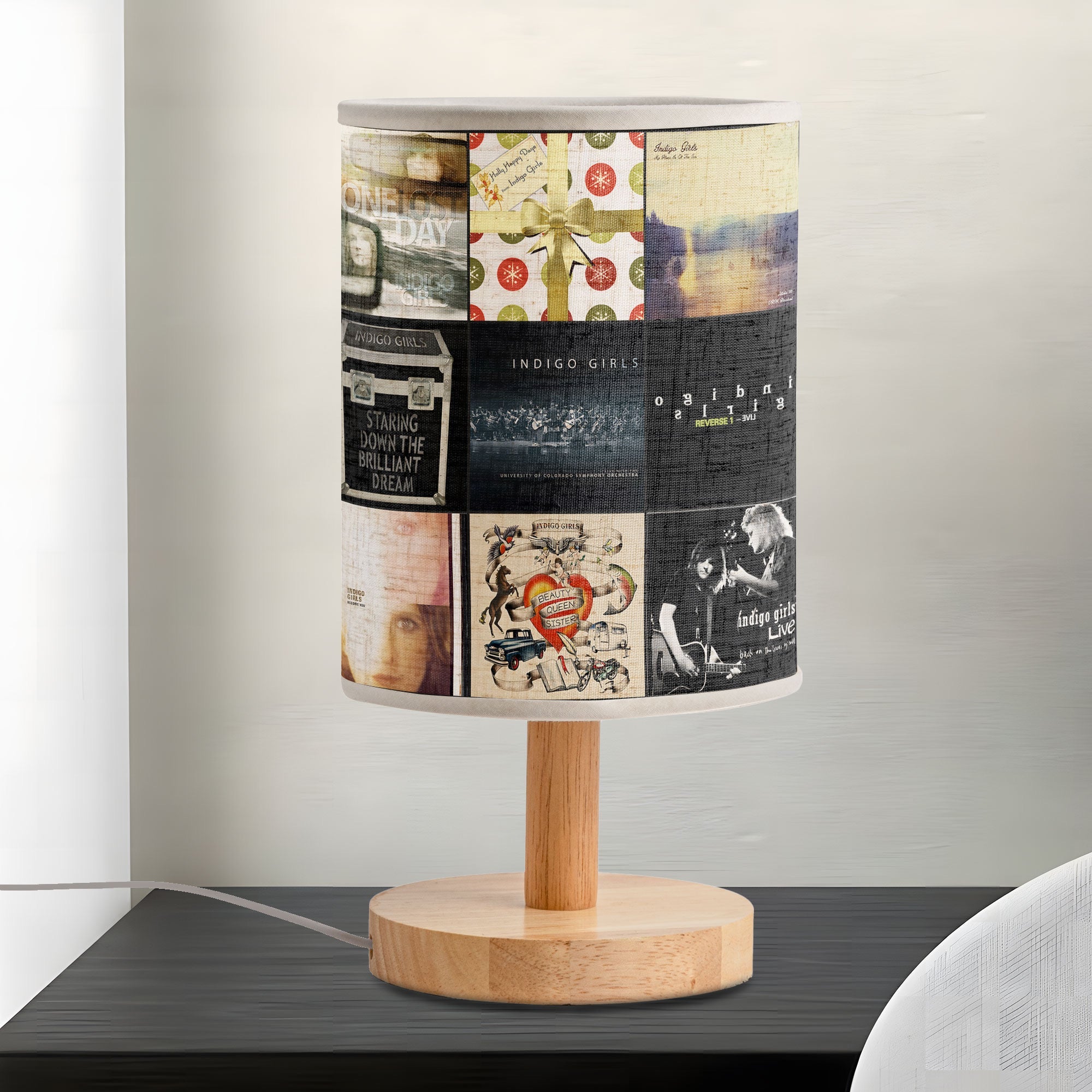 Indigo Girls Album Collage Lamp Folk Rock Nostalgia Light