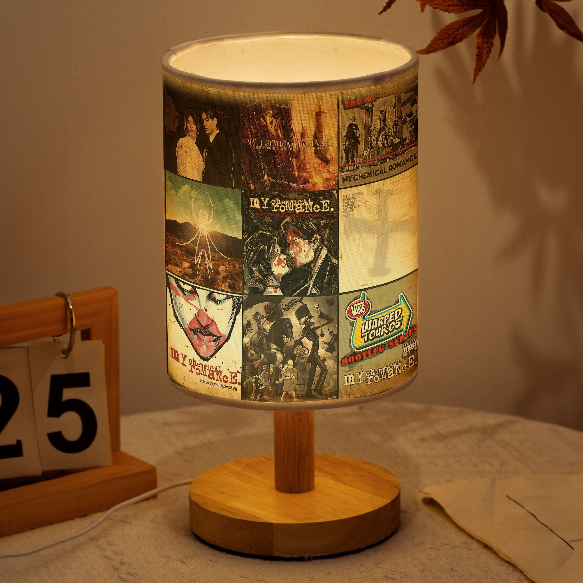 My Chemical Romance Album Art Lamp Emo Rock Band Home Decor Night Light