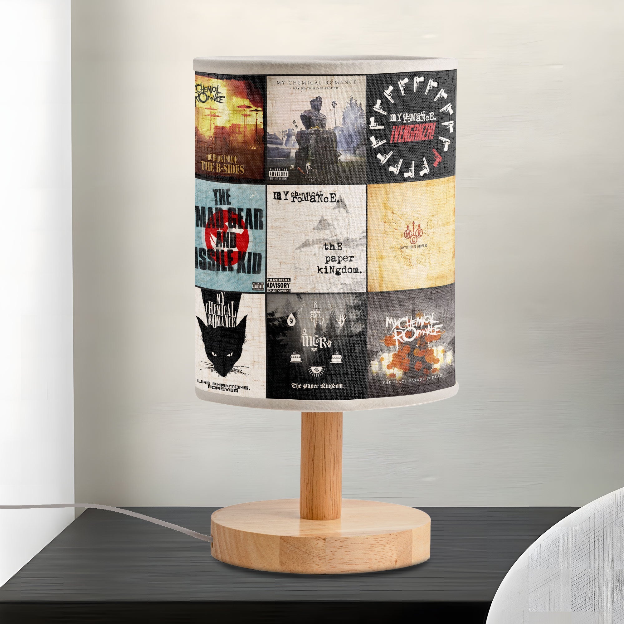 My Chemical Romance Album Art Lamp Emo Rock Band Home Decor Night Light