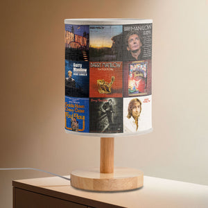 Barry Manilow Album Collage Lamp Classic Pop Nostalgia Light