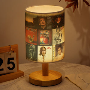 Barry Manilow Album Collage Lamp Classic Pop Nostalgia Light