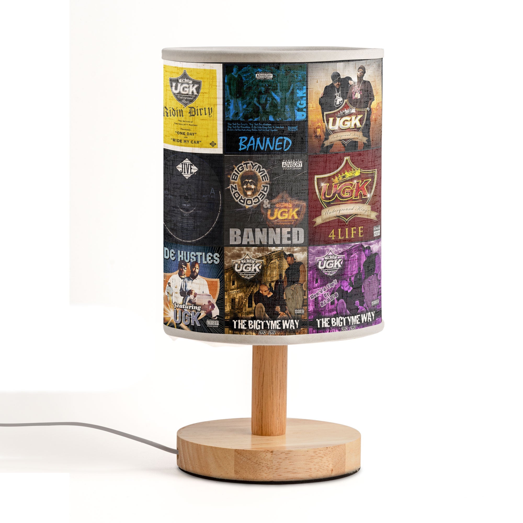 UGK Album Collage Lamp Southern Hip-Hop Legend Aesthetic Light