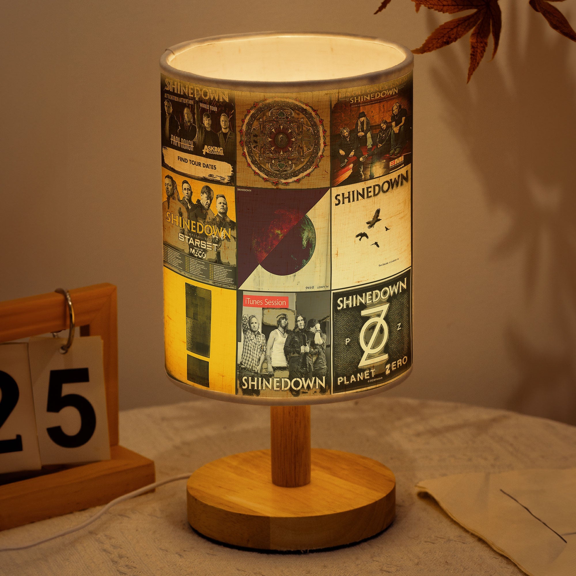 Shinedown Fabric Lamp Modern Rock Energy