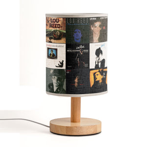 Lou Reed Albums Fabric Lamp The Velvet Glow