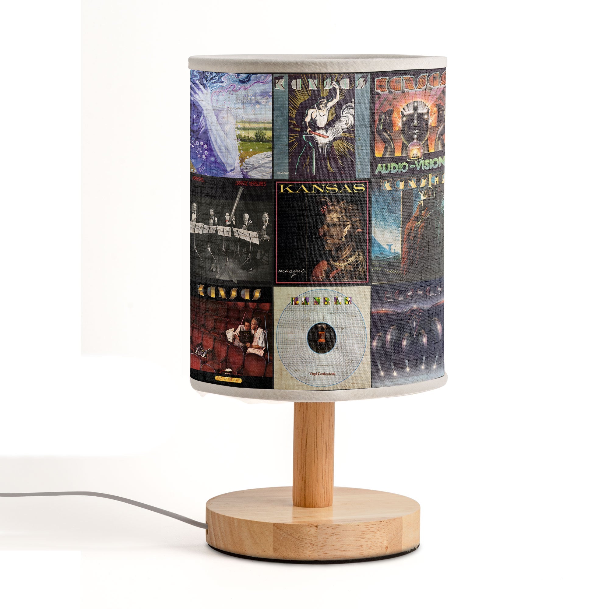 Kansas Fabric Lamp Classic Rock Dreams