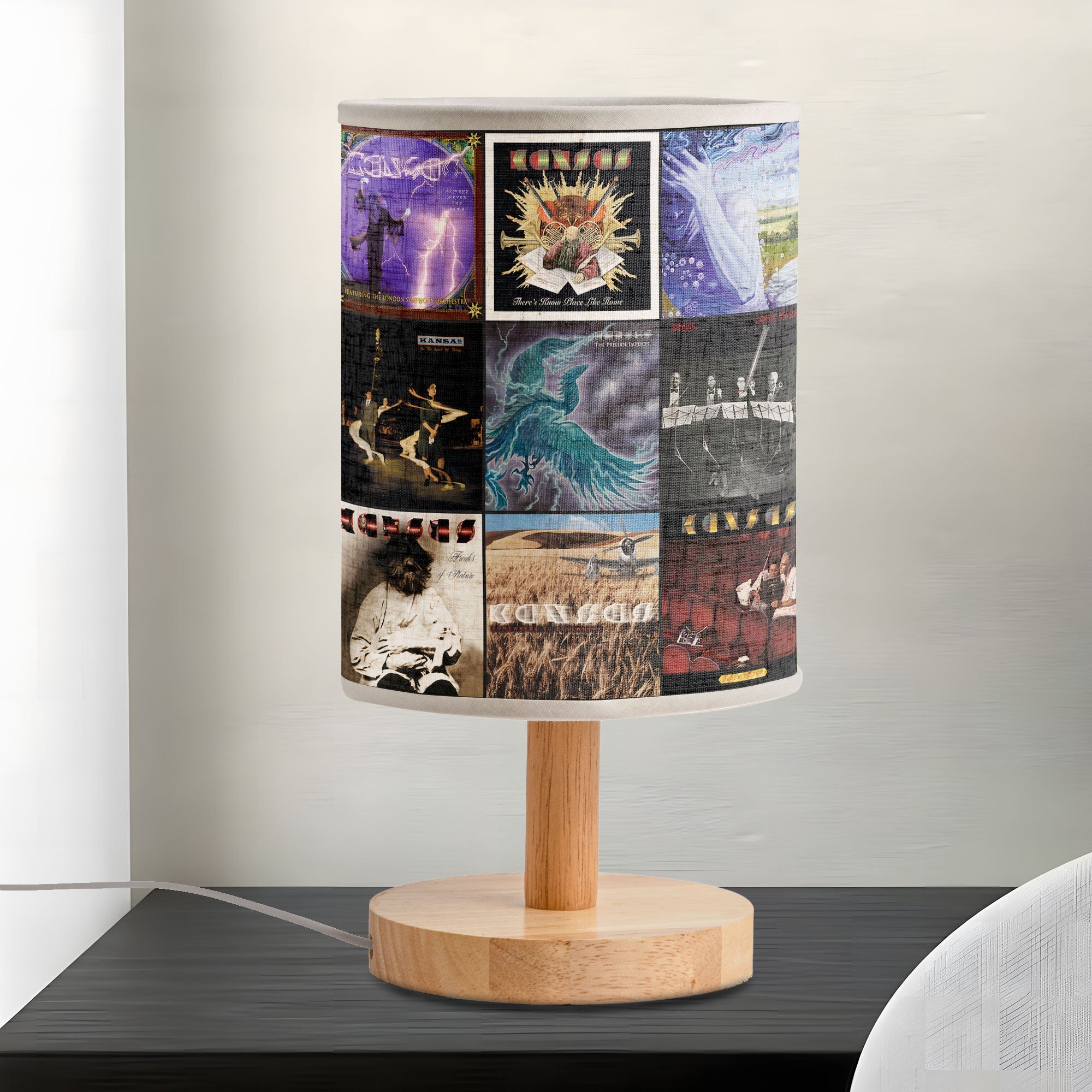 Kansas Fabric Lamp Classic Rock Dreams