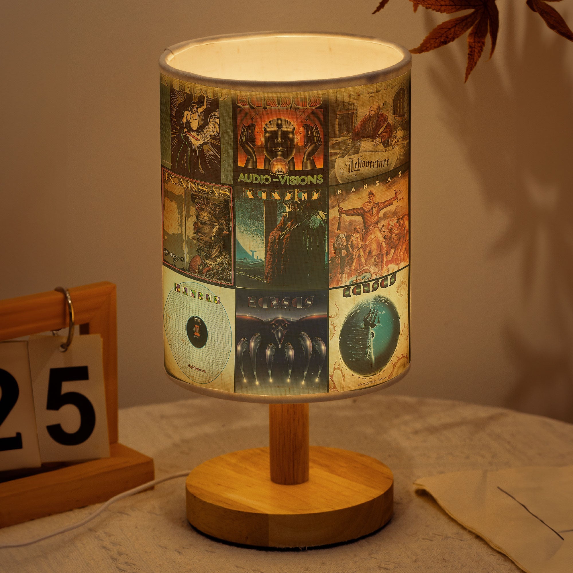 Kansas Fabric Lamp Classic Rock Dreams