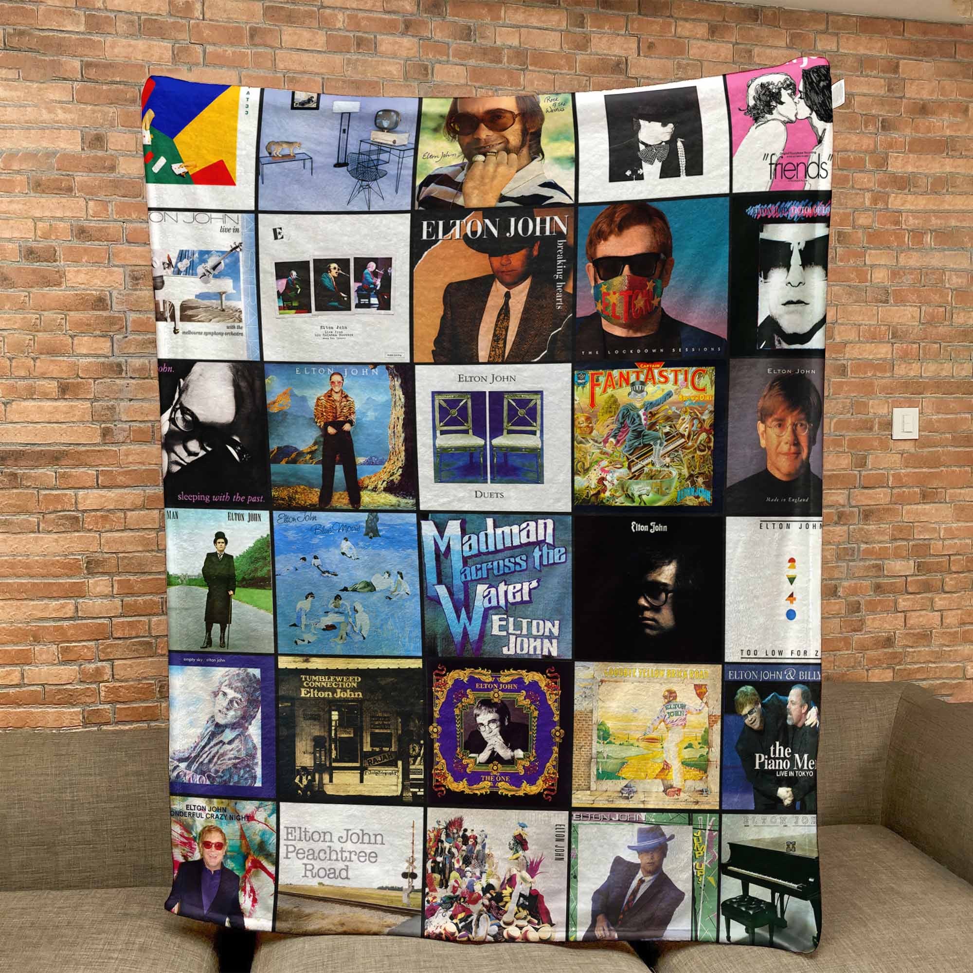 Elton John Sherpa Blanket A Colorful Journey Through the Rocket Man’s Legacy