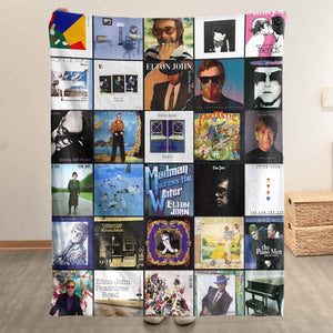 Elton John Sherpa Blanket A Colorful Journey Through the Rocket Man’s Legacy