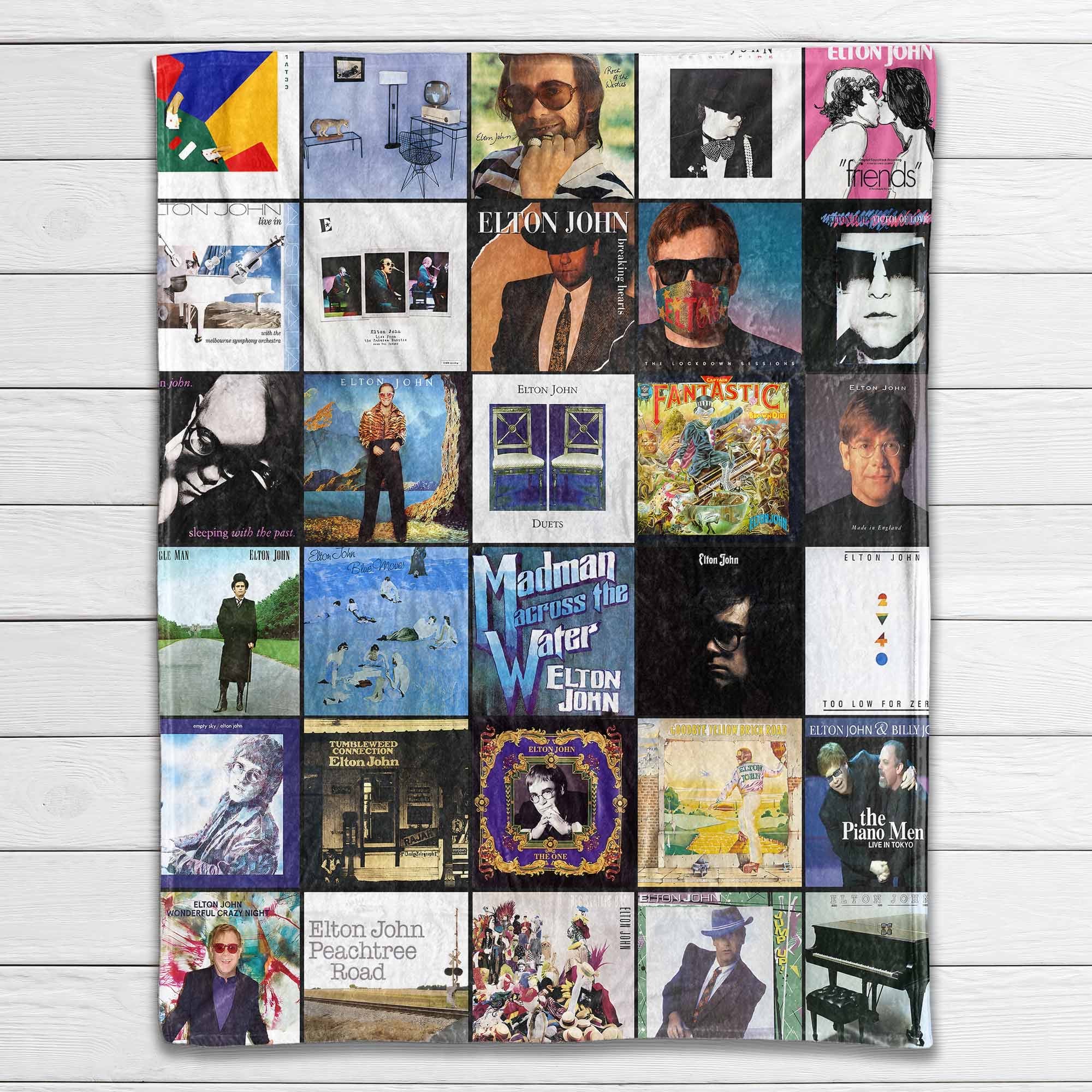 Elton John Sherpa Blanket A Colorful Journey Through the Rocket Man’s Legacy