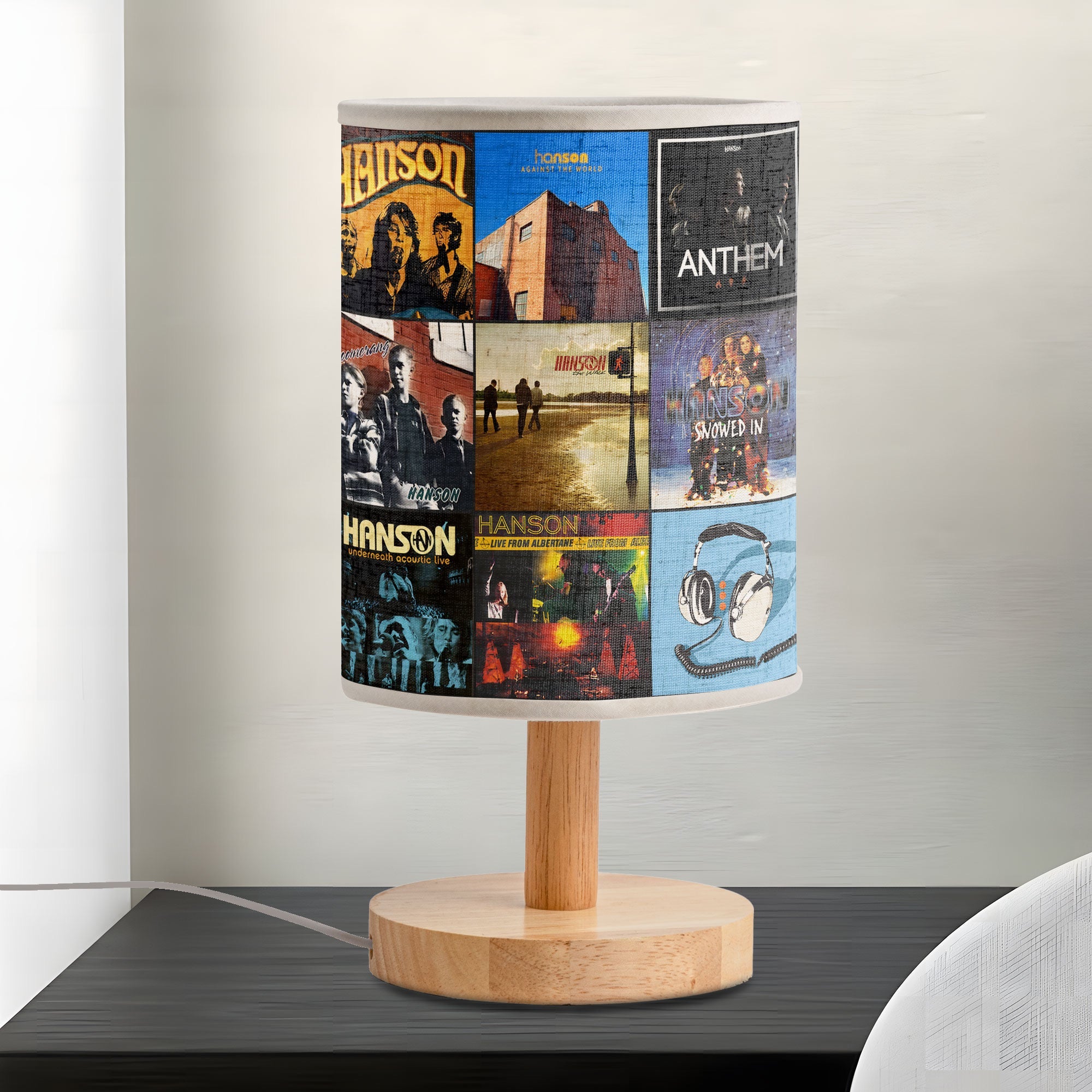 Hanson Album Cover Table Lamp Retro Music Decor for Fans