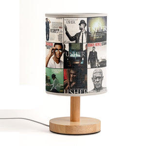 Usher Albums Lamp R&B Soul Music Tribute Table Light