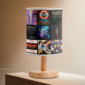 Toto Albums Fabric Lamp Classic Rock Memories Table Light
