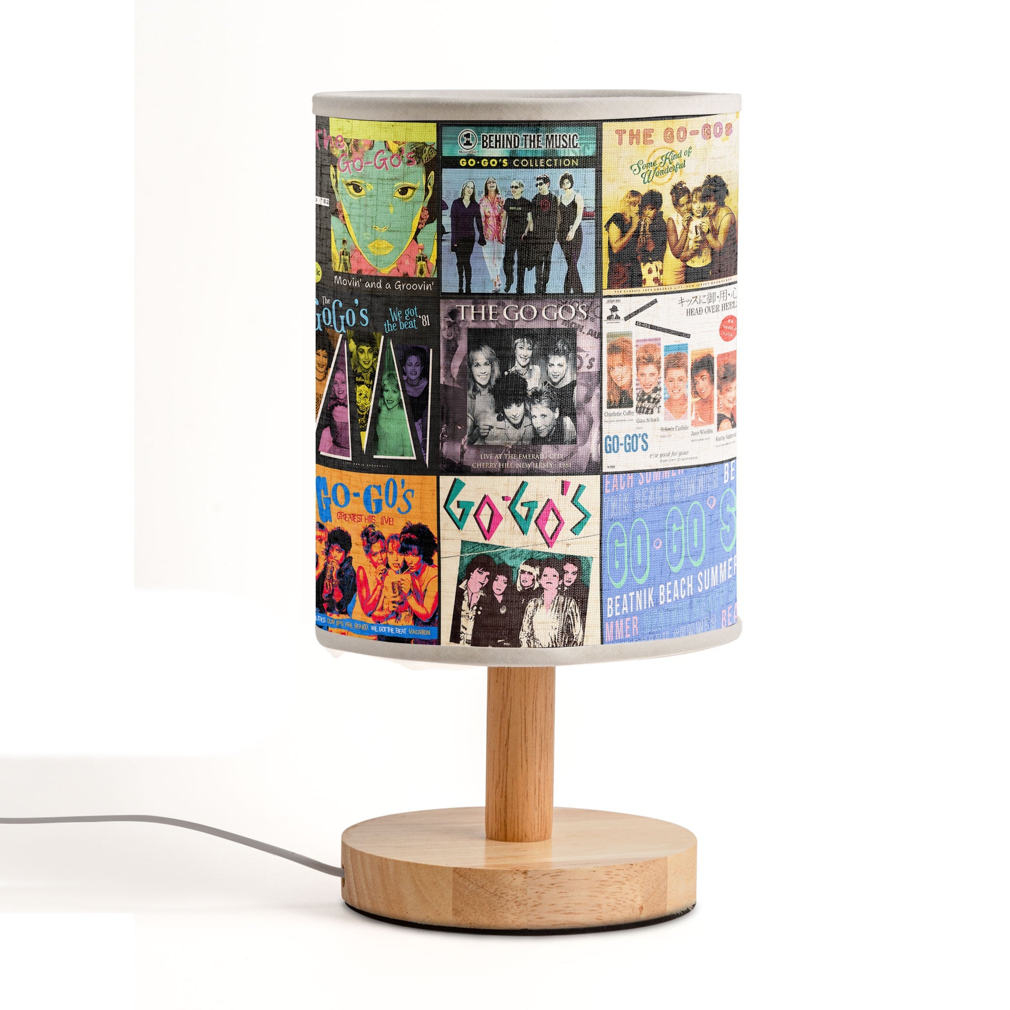 The Go-Go’s Album Art Lamp 80s Rock Girl Band Lamp for Retro Music Lovers