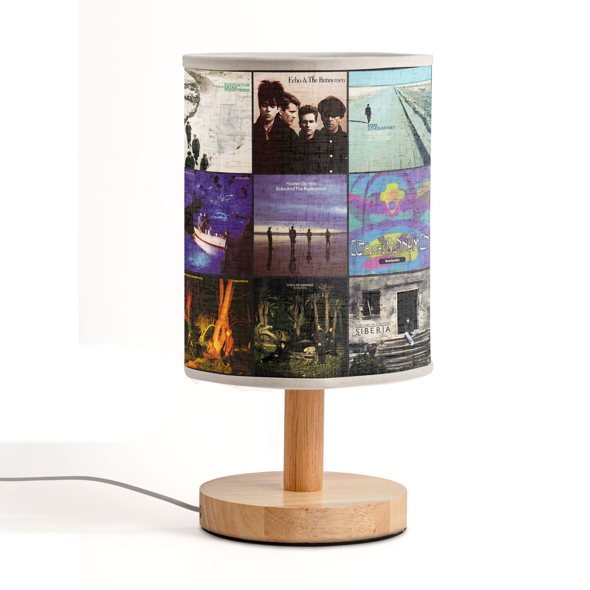 Echo & The Bunnymen Fabric Lamp Dreamy Glow for 80s Soul Seekers
