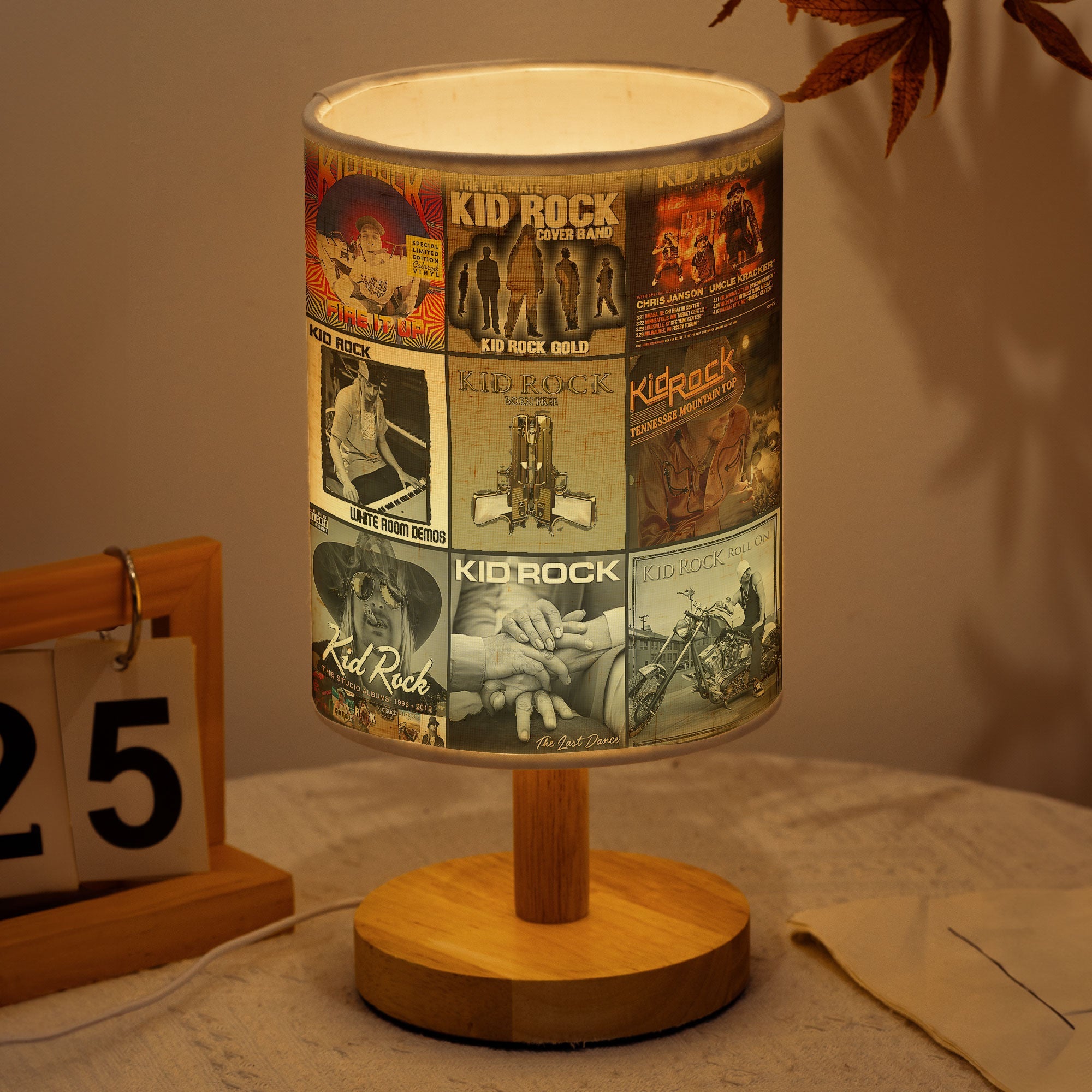 Kid Rock Fabric Lamp Light Up Your Space with Rebel Energy