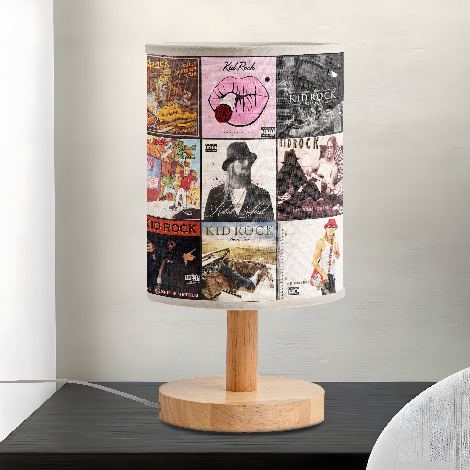 Kid Rock Fabric Lamp Light Up Your Space with Rebel Energy