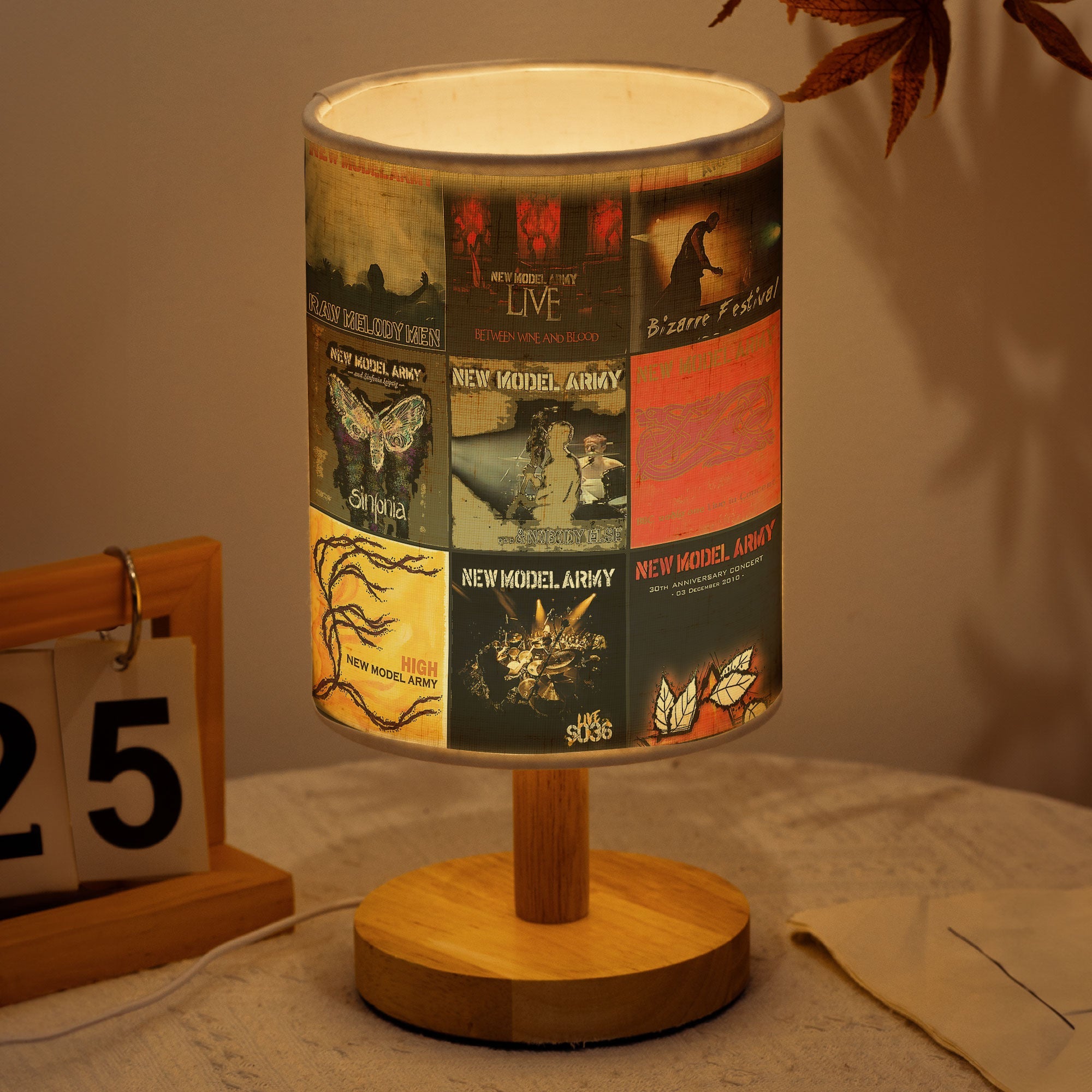 New Model Army Album Cover Table Lamp Retro Music Art Decor