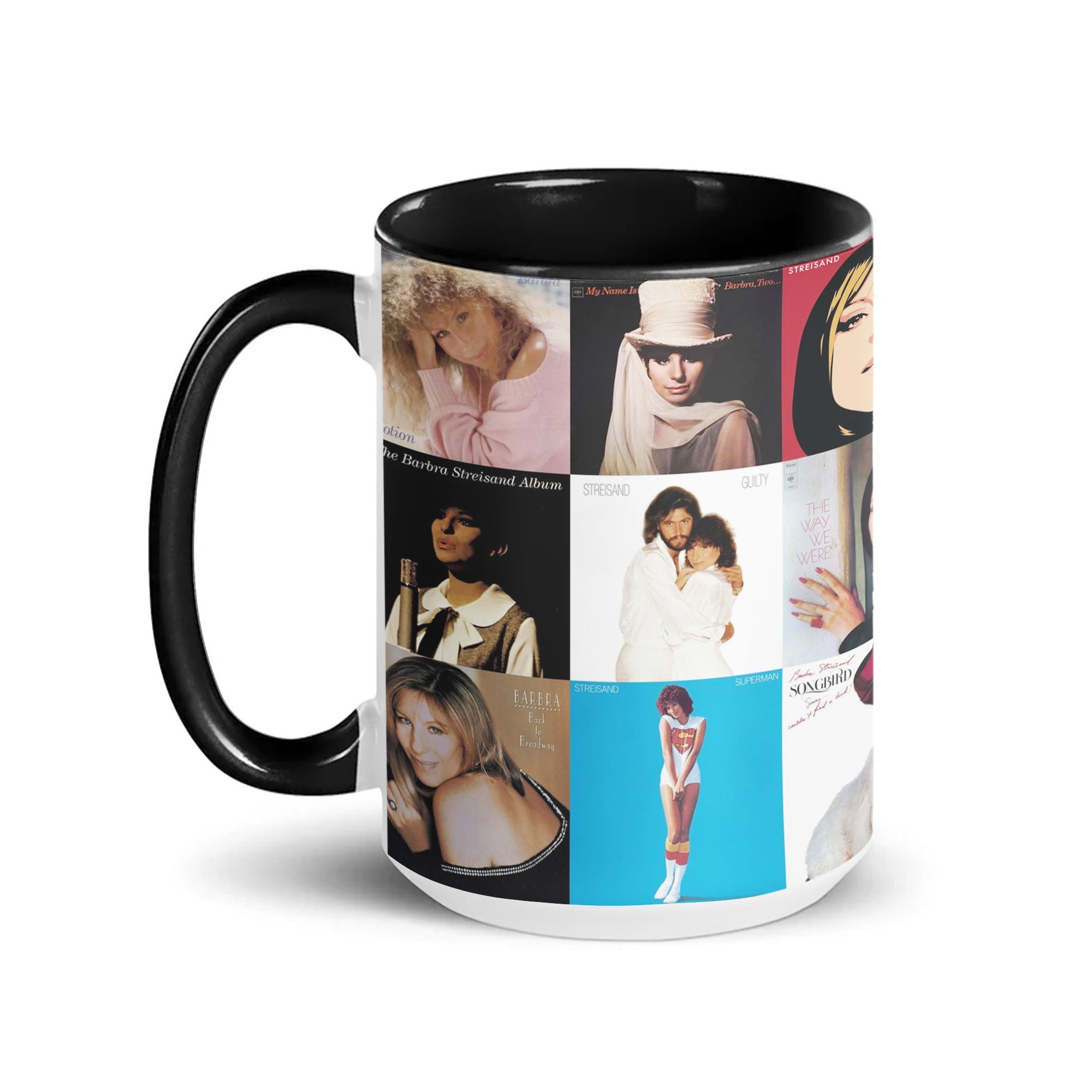 Barbra Streisand Accent Mug Timeless Classics Album Art Collection