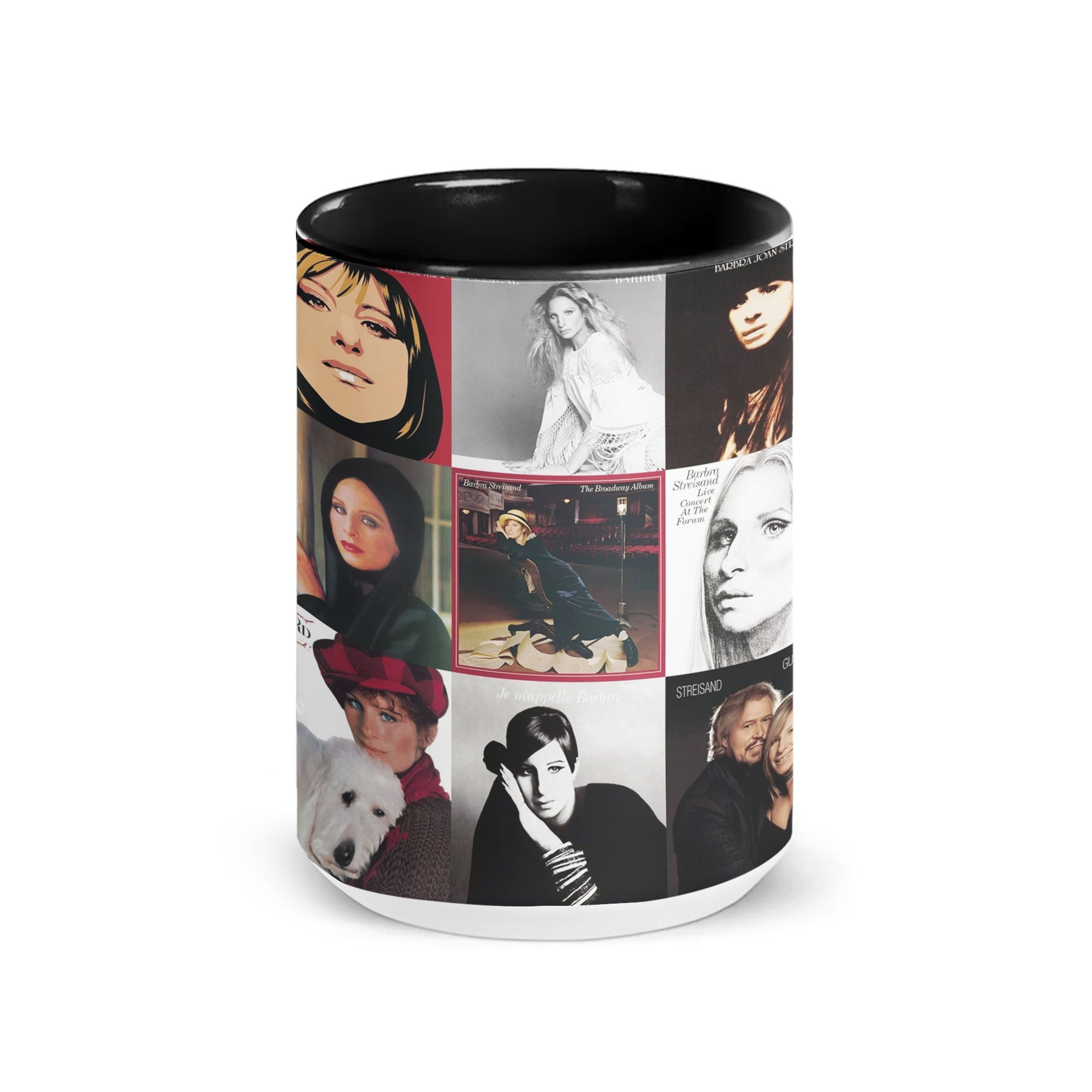 Barbra Streisand Accent Mug Timeless Classics Album Art Collection