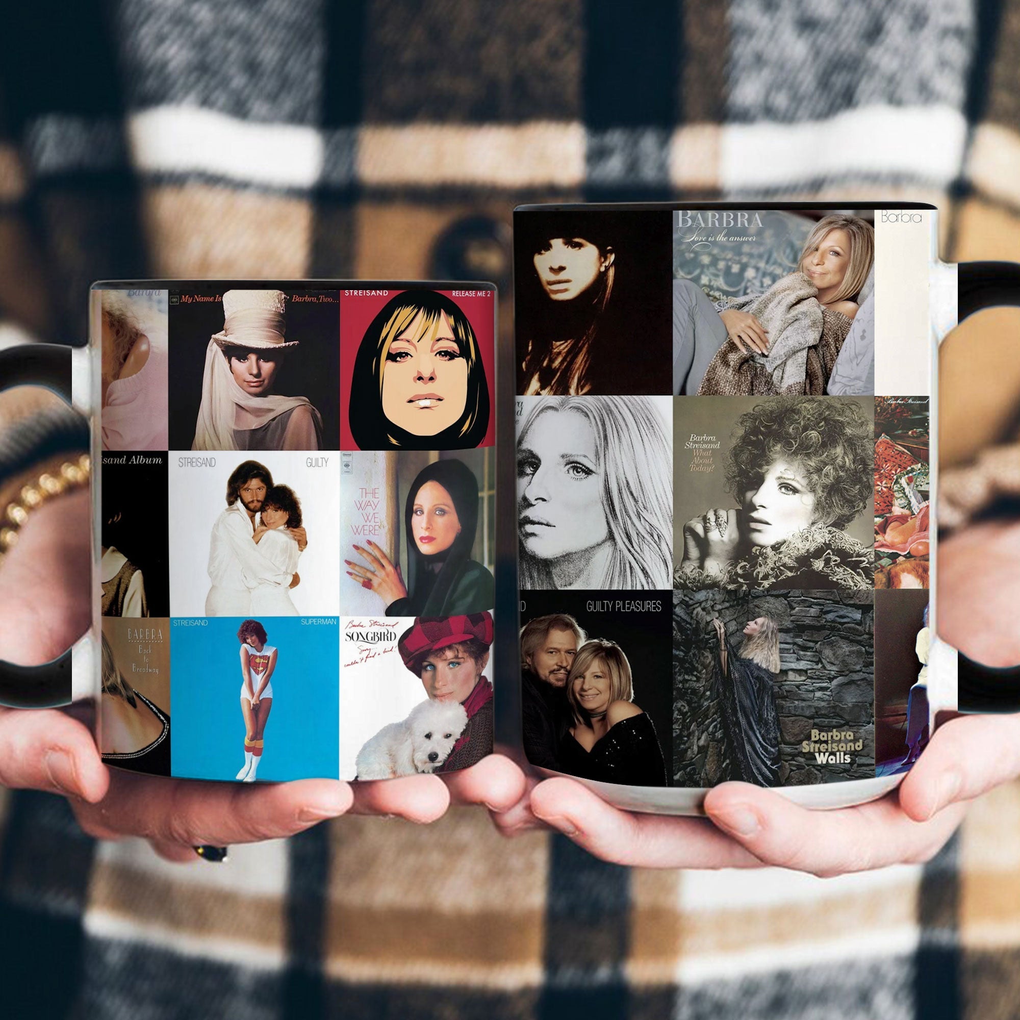 Barbra Streisand Accent Mug Timeless Classics Album Art Collection
