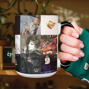 Barbra Streisand Accent Mug Timeless Classics Album Art Collection
