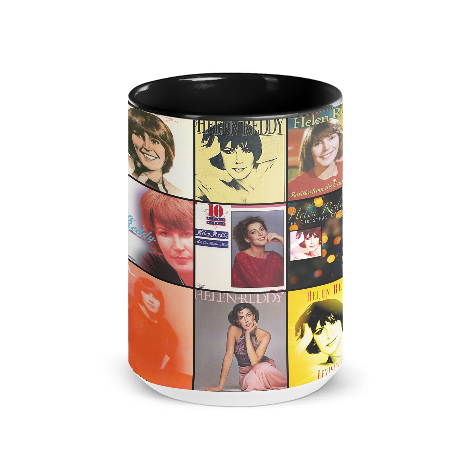 Helen Reddy Accent Mug Music Album Collage