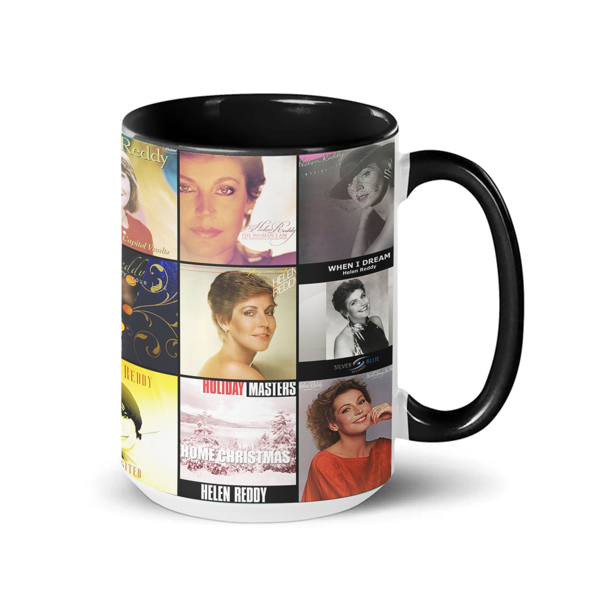 Helen Reddy Accent Mug Music Album Collage