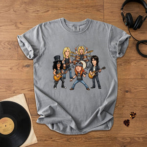 Guns N’ Roses Band Graphic T-Shirt Rock Fan Tee