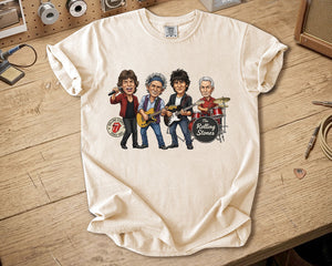 The Rolling Stones Comfort Colors Tee Mick Jagger Keith Richards Band Members Tribute Classic Rock Shirt