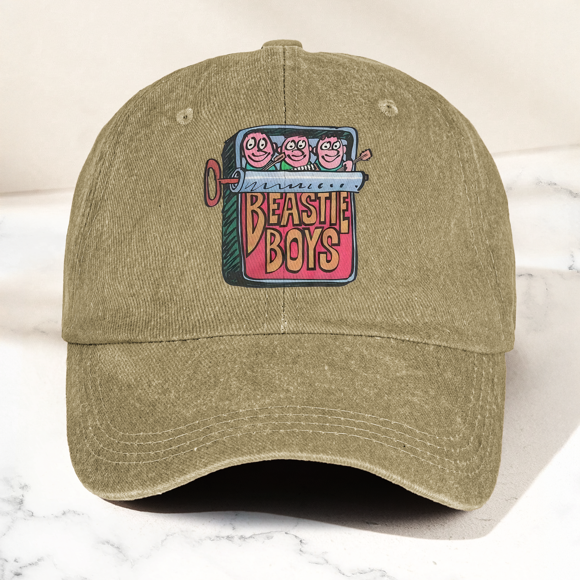 Beastie Boys Hello Nasty Graphic Denim Cap Retro Rock Music Fan Cap Gift For Dad (With Box)