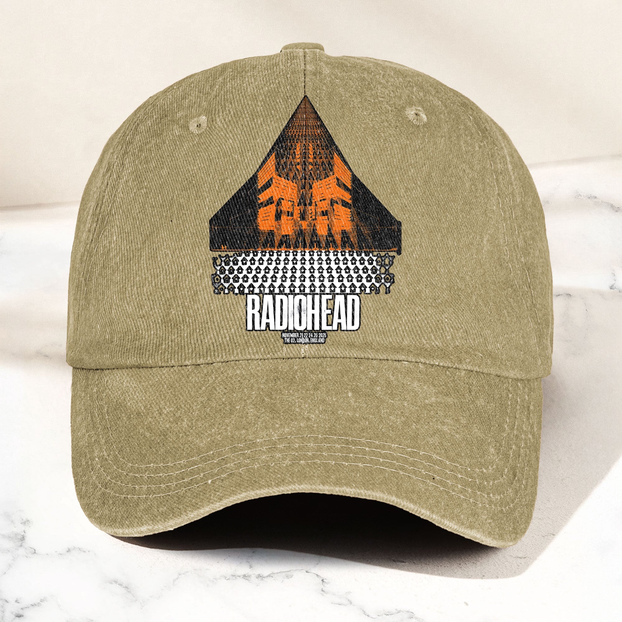 Radiohead Live in London Denim Cap Retro Radiohead Tribute Merch Dad Hat (With Box)