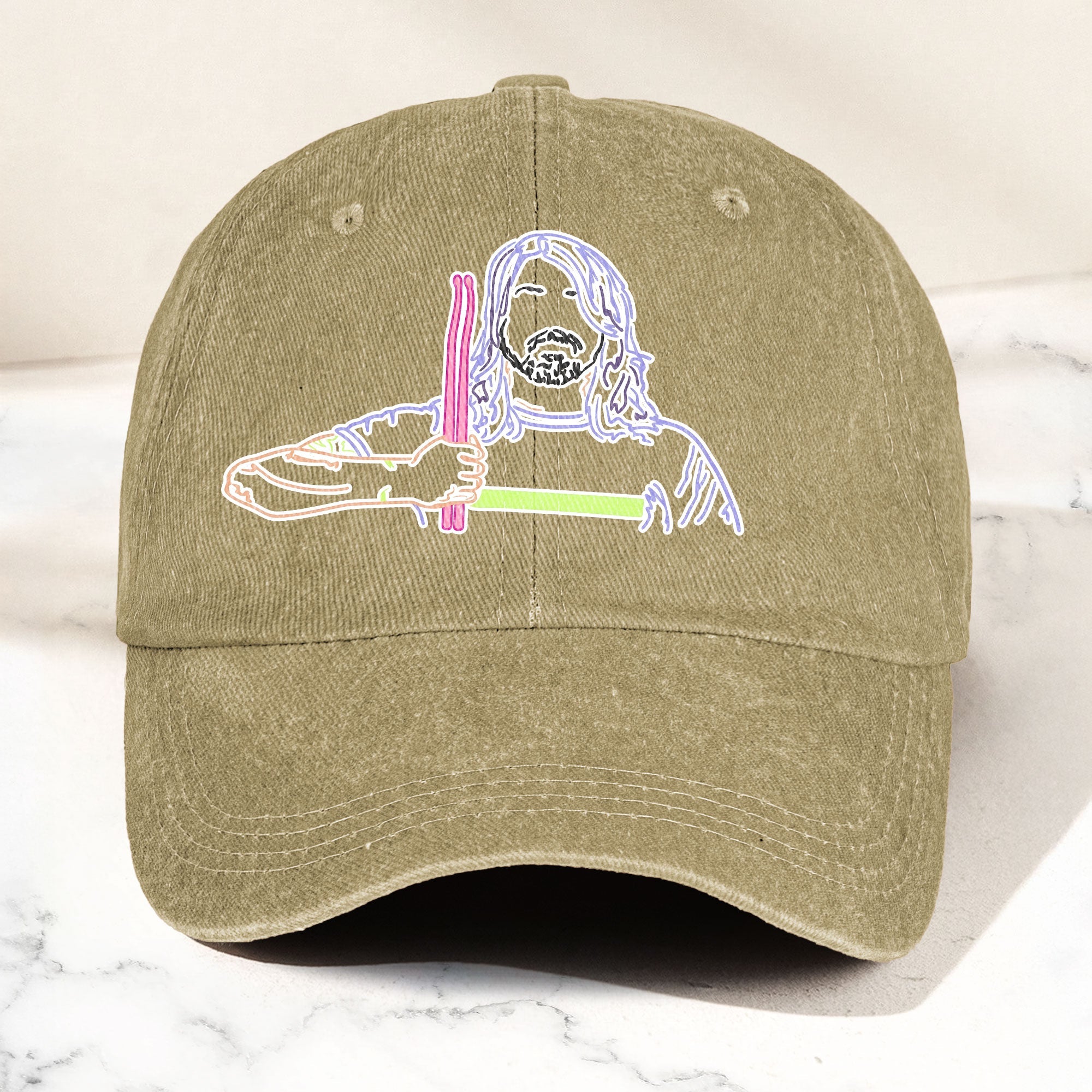 Dave Grohl Denim Cap Retro Foo Fighters Merch Gift for Dad (With Box)