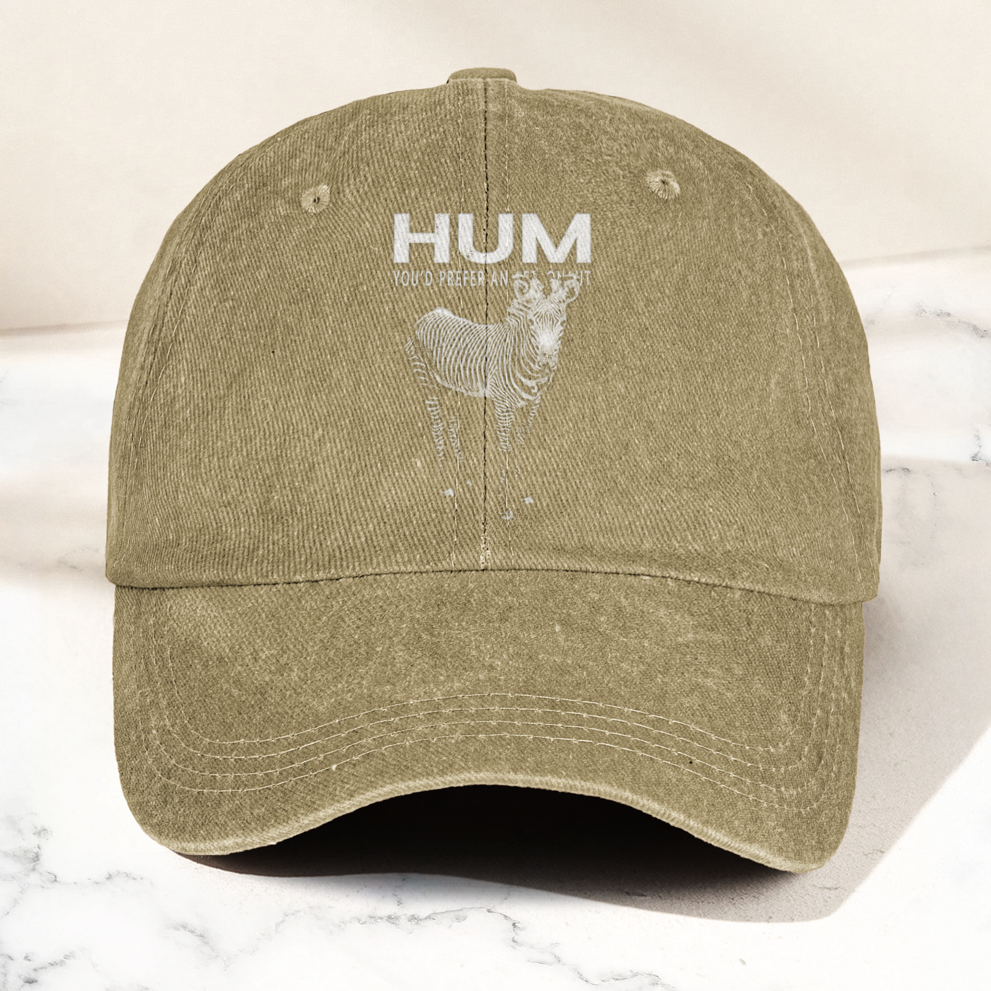 Hum You’d Prefer An Astronaut Vintage Dad Hat Indie Rock Washed Cotton Cap Gift For Dad (With Box)