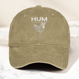 Hum You’d Prefer An Astronaut Vintage Dad Hat Indie Rock Washed Cotton Cap Gift For Dad (With Box)