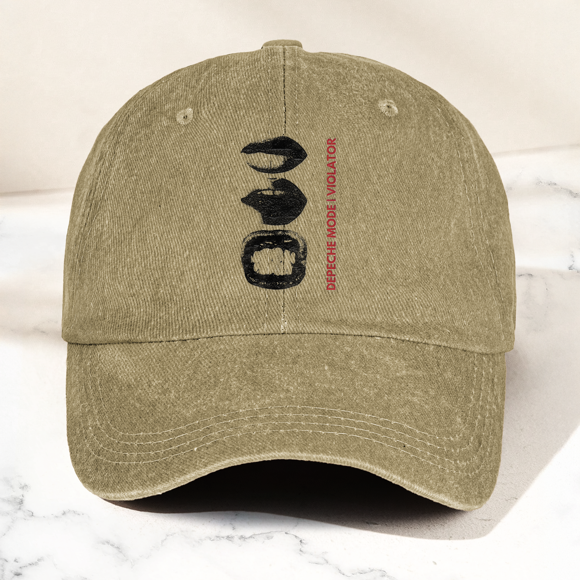 Depeche Mode Violator Denim Cap Vintage Depeche Mode Band Merch Gift for Dad (With Box)