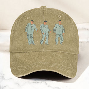 Vintage Comic Talking Heads Denim Cap Talking Heads Tribute Merch Dad Hat (With Box)