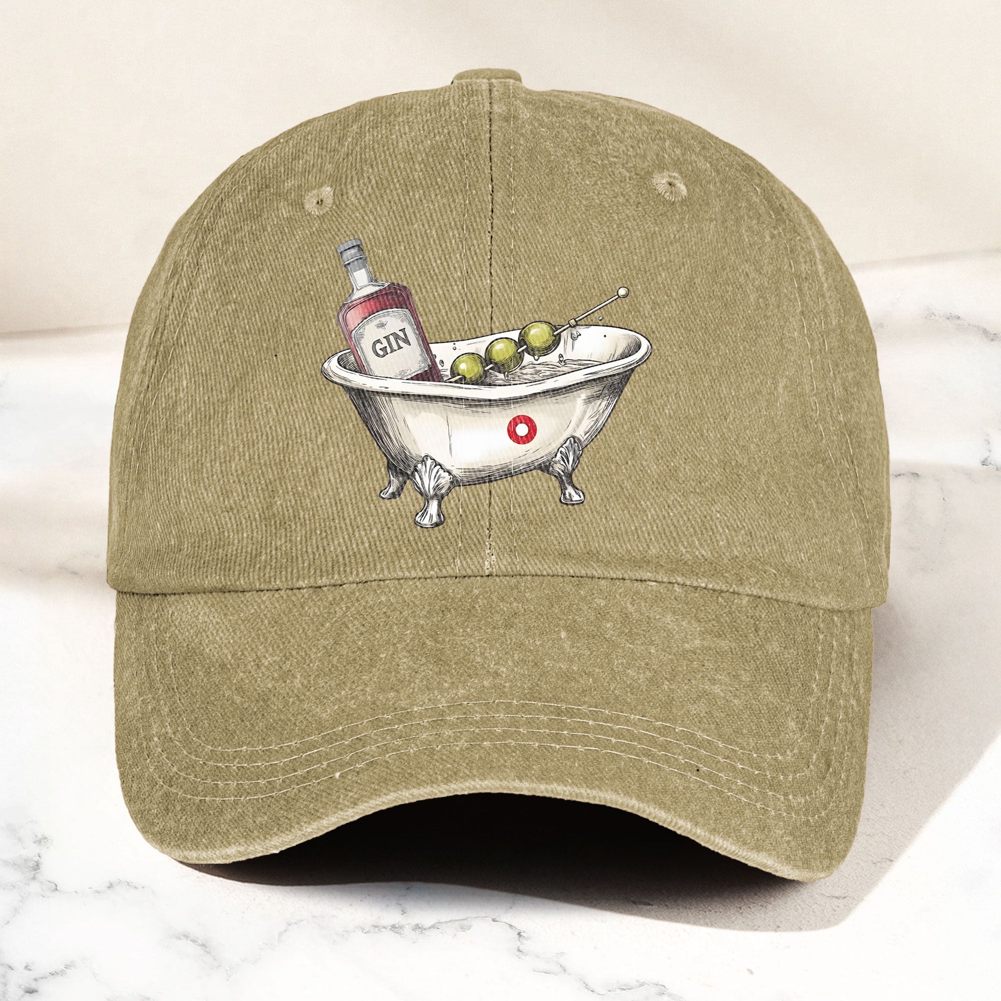 Phish Bath Tub Gin Denim Cap Retro Music Fan Merch Cap Gift For Dad (With Box)