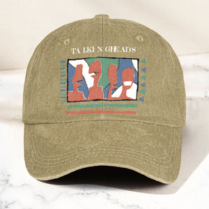 Talking Head Artwork Denim Cap Retro Talking Head Tribute Merch Dad Hat (With Box)